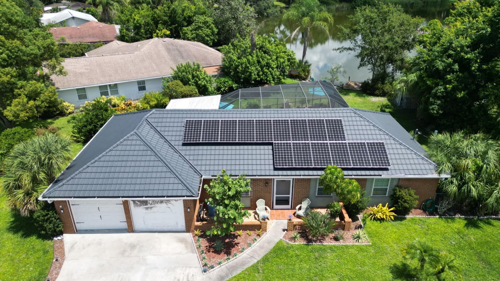 Solar + battery system installed by S7 Solar in Venice, FL