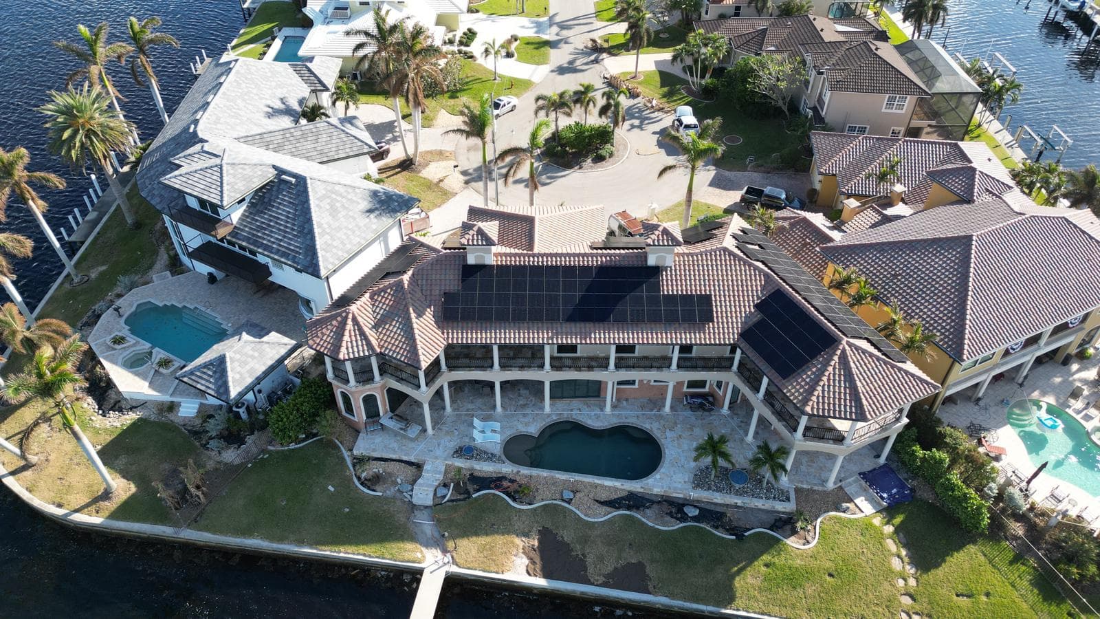 Solar panel system installed by S7 Solar in North Port, FL