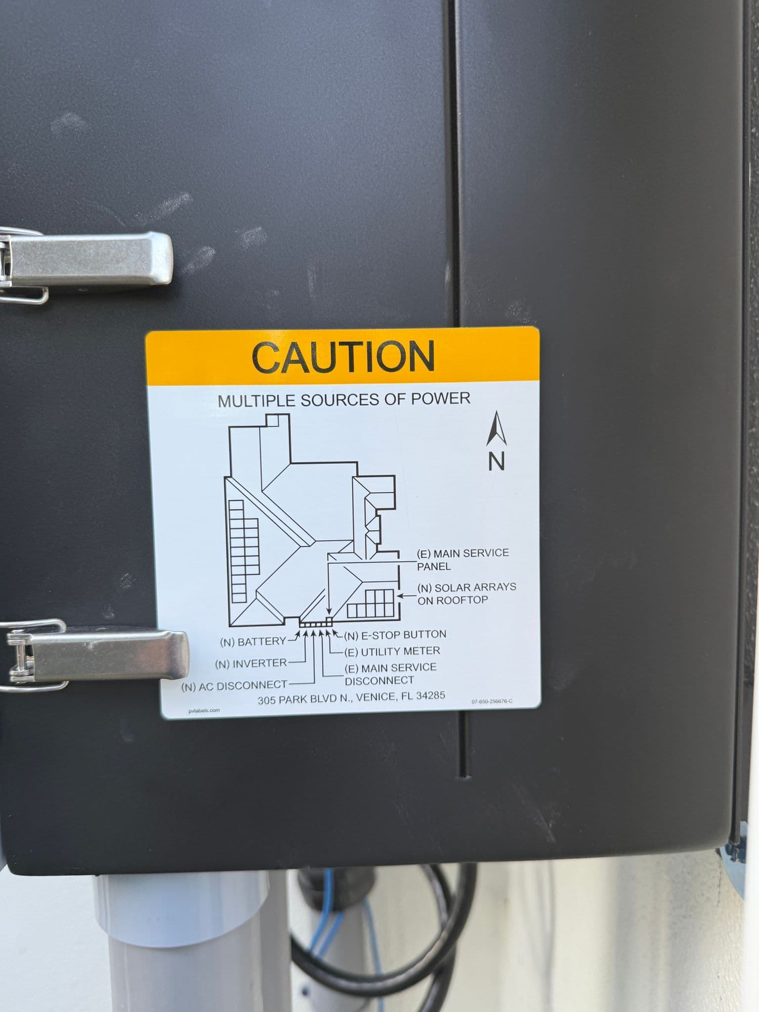 Renon Xtreme Series battery storage and Sol-Ark inverter installed by S7 Solar in Venice, FL